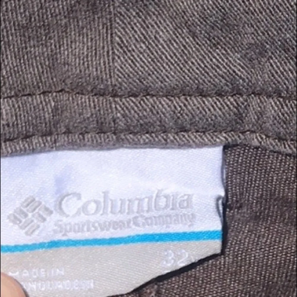 Columbia Men's Straight Fit Heather Brown Pants - Picture 3 of 11